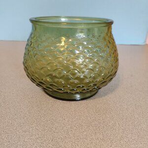 EO Brody Green Vintage Fish Scale Planter/Vase,
